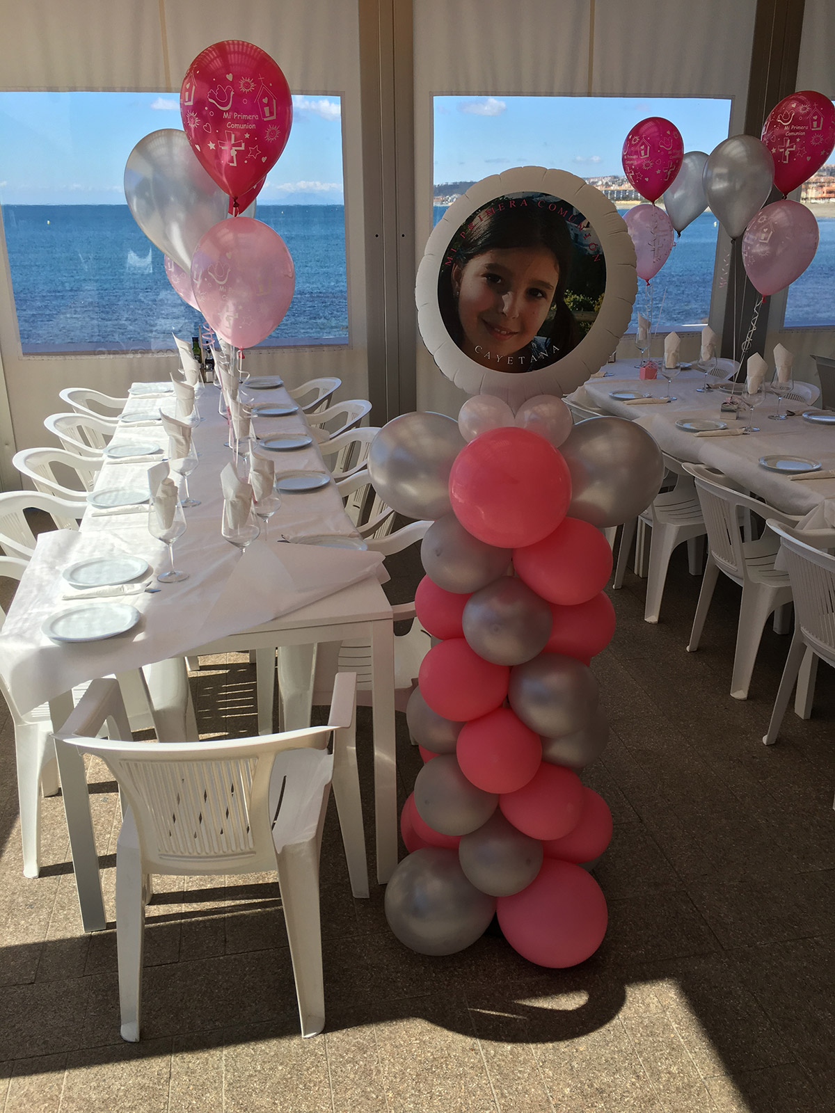 Fantastico Communion Balloons on the Costa del Sol